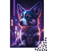 Puzzle da 1000 pezzi Cane Umano 1 Puzzle per adulti Puzzle in legno Gioco educativo per adulti 1000 pezzi (75x50 cm)