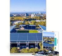Puzzle da 1000 pezzi Carl Benz Stadion Mannheim,incastro perfetto,arte che stimola la mente,gioco per il riposo,decorazione natalizia da parete (38x52cm)