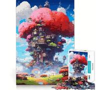 Puzzle da 1000 pezzi "Casa sull'albero nella natura" per ragazzi, rompicapo rilassante, arte e assemblaggio, regalo di alta qualità (50x75cm)