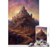Puzzle da 1000 pezzi Castello dei sogni Giocattolo educativo Ottimo regalo per giochi di famiglia Gioco per migliorare l'amore tra coppie Dimensioni 38x26cm