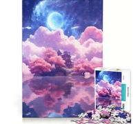Puzzle da 1000 pezzi "Castello dell'Incanto", gioco rompicapo, rilassante e stimolante per l'intelletto, ideale come regalo per tutta la famiglia 38x52cm