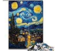 Puzzle da 1000 pezzi "Castello nel cielo notturno" Puzzle da 1000 pezzi per adulti, un regalo perfetto per il divertimento in famiglia (dimensioni 50x75cm)