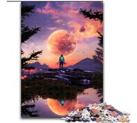 Puzzle da 1000 pezzi "Castello nel cielo", perfetto per adolescenti, per rafforzare i legami familiari, rompicapo e regalo fai da te per la casa (dimensioni: 50x75cm)