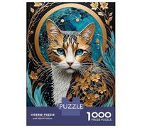 Puzzle Da 1000 Pezzi Cat Kintsugi Puzzle Per Adulti Giocattolo Antistress Decorazione Perfetta Regali Unici Per Compleanno E Natale 52x38cm/1000pcs