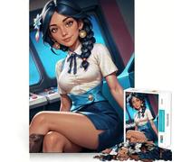 Puzzle da 1000 pezzi Catori My Time At Sandrock Fine Joint Fun Gioco cognitivo Gioco tranquillo Regalo di compleanno artistico (38x26cm)