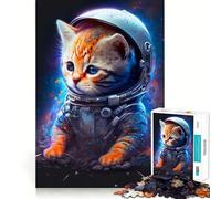 Puzzle da 1000 pezzi Cats From Outer Space per ragazzi, ideale per migliorare la memoria, rilassarsi e trovare il momento giusto 50x75cm