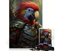 Puzzle da 1000 pezzi "Cavaliere Pappagallo" per ragazzi, ideale per migliorare la memoria, senza stress, con design e assemblaggio rilassanti, un regalo speciale (38x26cm)