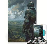 Puzzle da 1000 pezzi Cavaliere sulla collina gioco per tutta la famiglia attività divertenti da fare in casa compleanno e Natale 38x52cm