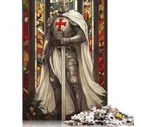 Puzzle da 1000 pezzi Cavalieri Templari Difficoltà Puzzle Giochi Educativi Giocattoli Regali di Natale 1000 pezzi (38x26 cm)