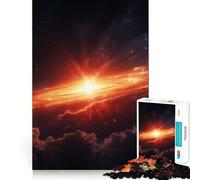 Puzzle da 1000 pezzi Celestial Ignition︰ Nascita di una galassia Divertimento di precisione Gioco cognitivo Gioco tranquillo Regalo di compleanno artistico (38x26cm)