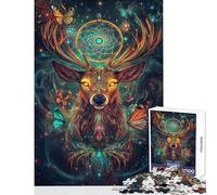 Puzzle da 1000 pezzi Cervo dei Sogni Puzzle per adulti Gioco rompicapo Difficile Offerta Regalo per tutta la famiglia (Dimensioni 50x75cm)