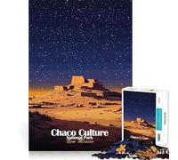 Puzzle da 1000 pezzi Chaco Culture National Park,bordi lisci,gioco creativo,giocattolo per momenti di relax,regalo di compleanno divertente (38x26cm)