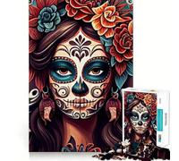 Puzzle da 1000 pezzi che celebrano la vita e la morte,con tagli precisi,gioco di abilità mentale,facile da giocare,regalo di Natale (50x75cm)