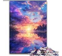 Puzzle da 1000 pezzi che raffigura un cielo sereno. Puzzle impegnativo di dimensioni 26x38cm. Perfetto per il divertimento in famiglia a Natale, Ringraziamento, compleanni e Pasqua.