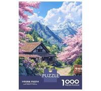 Puzzle Da 1000 Pezzi Cherry Blossom Retreat-3 Puzzle Per Adulti Giocattolo Decorazione Da Parete Corsa Di Velocità Manuale Offerta Come Regalo Per Tutta La Famiglia 70x50cm/1000pcs