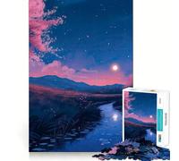 Puzzle da 1000 pezzi Cherry Twilight Fine Edge Craft Smart Mind Activity Relax Game Play Christmas Fun Gift (38x52cm)