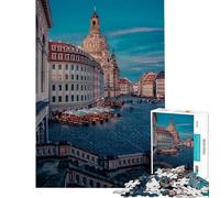 Puzzle da 1000 pezzi - Chiesa di Nostra Signora Dresda ideale per compleanni e Natale Gioco educativo per migliorare la memoria adatto a partire dai 14 anni Dimensioni del puzzle50x75cm
