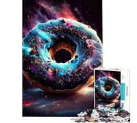 Puzzle da 1000 pezzi "Ciambella Cosmica" - Difficile da completare - Gioco educativo - Adatto a persone dai 14 anni in su (50x75cm)