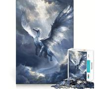 Puzzle da 1000 pezzi "Cielo Celeste Drago" con bordi perfetti,divertente rompicapo,regalo per rilassarsi,gioco di compleanno,regalo artistico (38x52cm)