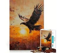 Puzzle da 1000 pezzi Cielo che sorge all'alba per adulti, gioco di logica puro, divertimento rilassante, tagli netti, 38x52cm