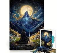 Puzzle da 1000 pezzi Cielo Notturno Fantastico per adulti e ragazzi, gioco di logica, divertente da assemblare, taglio preciso, (50x75cm)