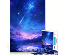 Puzzle da 1000 pezzi "Cielo notturno tranquillo" per adolescenti, gioco di logica e abilità, morbido, rilassante, taglio preciso, regalo prezioso (38x52cm)