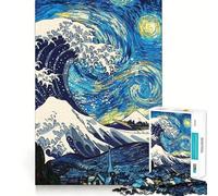 Puzzle da 1000 pezzi "Cielo stellato" di Kanagawa per adolescenti, un gioco intelligente per trascorrere del tempo di qualità insieme, con tagli precisi e pezzi da collezione 38x52cm