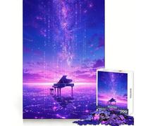 Puzzle da 1000 pezzi "Cielo stellato, nota caduta", ideale per adolescenti, con forte logica, perfetto per il tempo libero e il divertimento, con bordi trasparenti, da collezione 38x52cm