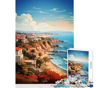 Puzzle da 1000 pezzi - Cipro dipinto a olio decorazione per la casa giocattoli regali di compleanno gioco educativo allena il tuo cervello e le tue mani dimensioni 38x26cm