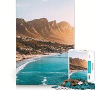 Puzzle da 1000 pezzi,Città del Capo,Taglio perfetto,Gioco di logica divertente,Gioco gratuito,Attività per compleanno (38x52cm)