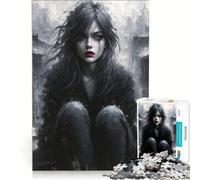 Puzzle da 1000 pezzi Città delle Ombre, gioco interattivo, regalo di compleanno, compleanno e Natale 38x52cm