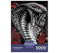Puzzle Da 1000 Pezzi Cobra Puzzle Per Adulti Gioco Pratico Sfida Difficile Interazione Genitore-figlio 38x26cm/1000pcs