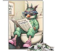 Puzzle da 1000 pezzi "Colibrì che va in bagno" in legno, ideale per decorare casa e ufficio, regalo perfetto per il compleanno, 50x75cm, decorazione artistica fai da te, regalo di compleanno perfetto