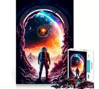 Puzzle da 1000 pezzi "Collisione planetaria" per adulti, gioco di abilità mentale, relax, design, assemblaggio, pezzo da collezione (38x26cm)