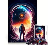 Puzzle da 1000 pezzi "Collisione planetaria" per adulti, gioco di abilità mentale, relax, design, assemblaggio, pezzo da collezione (38x26cm)