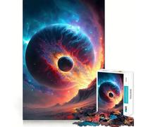 Puzzle da 1000 pezzi "Collisione spaziale" per adolescenti, ideale per rafforzare la memoria e il legame familiare, con bordi precisi e un regalo pensato con cura (38x52cm)