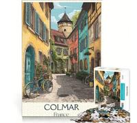 Puzzle da 1000 pezzi Colmar Poster | 38x26cm Giochi rilassanti Ogni pezzo è unico un'ottima idea regalo per tutta la famiglia