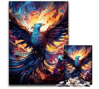 Puzzle da 1000 pezzi "Color Fantasy Phoenix" per adulti, per adolescenti e famiglie - Gioco rompicapo fai da te, regalo, 26X38CM/10,23x14,96 pollici