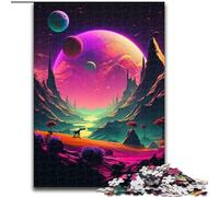 Puzzle da 1000 pezzi "Color Planet" per adulti, attività di unione familiare, regalo per la casa, gioco di ruolo per famiglie (dimensioni 26x38cm)