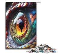 Puzzle da 1000 pezzi colorati con l'occhio del drago per adulti puzzle impossibile antistress per adolescenti dai 14 anni in su 1000 pezzi (38x26 cm)