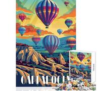 Puzzle da 1000 pezzi colorato Cappadocia giocattolo educativo ottimo regalo per gioco educativo adatto per la decorazione del desktop dimensioni 38x52cm