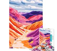 Puzzle da 1000 pezzi colorato con immagine della Death Valley in California gioco educativo giocattolo didattico regalo per compleanni decorazione per la casa (dimensioni 75x50cm)