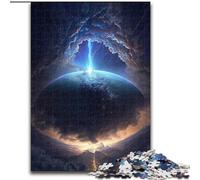 Puzzle da 1000 pezzi colorato fantasy buco nero cosmico in legno, gioco interattivo per famiglie, adatto dai 14 anni in su, 50x75cm, gioco rompicapo per adolescenti, regalo perfetto per le feste