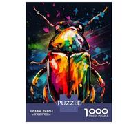 Puzzle Da 1000 Pezzi - Colorful Bug With Drips Puzzle Gioco Rompicapo Decorazione Da Parete Offerta Come Regalo Per Tutta La Famiglia 52x38cm/1000pcs