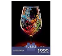 Puzzle Da 1000 Pezzi Colorful Cocktail Puzzle Per Adulti Gioco Pratico Sfida Difficile Interazione Genitore-figlio 38x26cm/1000pcs