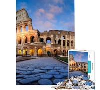 Puzzle da 1000 pezzi Colosseo Roma Puzzle estetico per adulti Gioco antistress Analisi e logica Attività divertenti da fare a casa (Dimensioni 38x52cm)