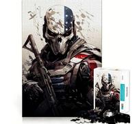 Puzzle da 1000 pezzi "Commando Patriottico" per adolescenti, stimola la memoria, rilassa e divertente, con un design accattivante e una piacevole sorpresa 38x52cm