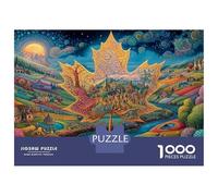 Puzzle da 1000 pezzi con acero invernale, paesaggio fantasy della valle, per adulti, giochi educativi, bellissime decorazioni, difficili, stimolanti, per compleanno di uomini e donne, 38x26 cm
