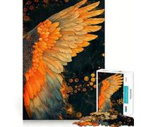 Puzzle da 1000 pezzi con ala d'angelo destra per adolescenti, ideale per migliorare la memoria, per un relax informale e per esporre opere d'arte dai tagli netti (50x75cm)