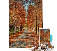 Puzzle da 1000 pezzi con alberi autunnali e soggetto natura ideale per ragazzi Un gioco di assemblaggio che allena la mente e la manualità Regalo perfetto per amici e familiari 50x75cm